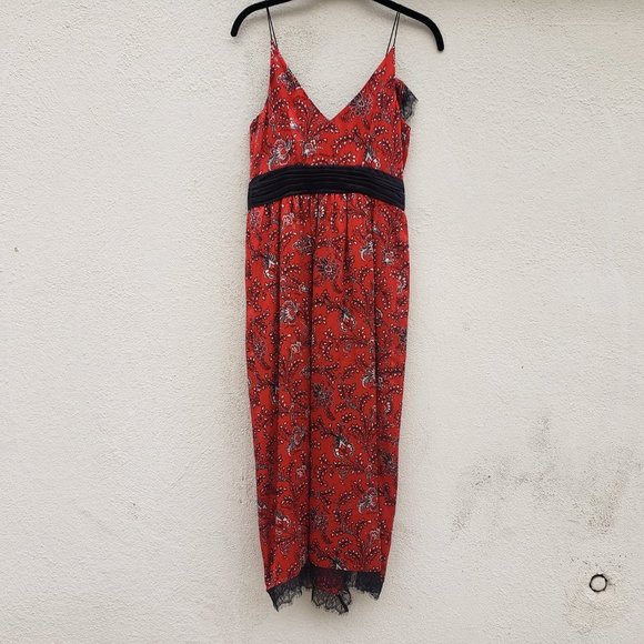 Cinq a Sept Red Petra Dress - Picture 3 of 7